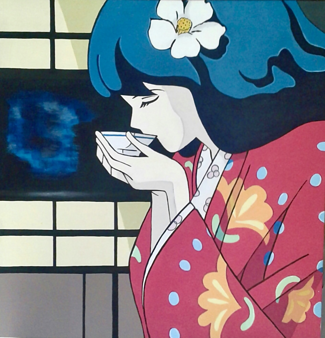 “Naoko” 40x40cm acrilici su tela.