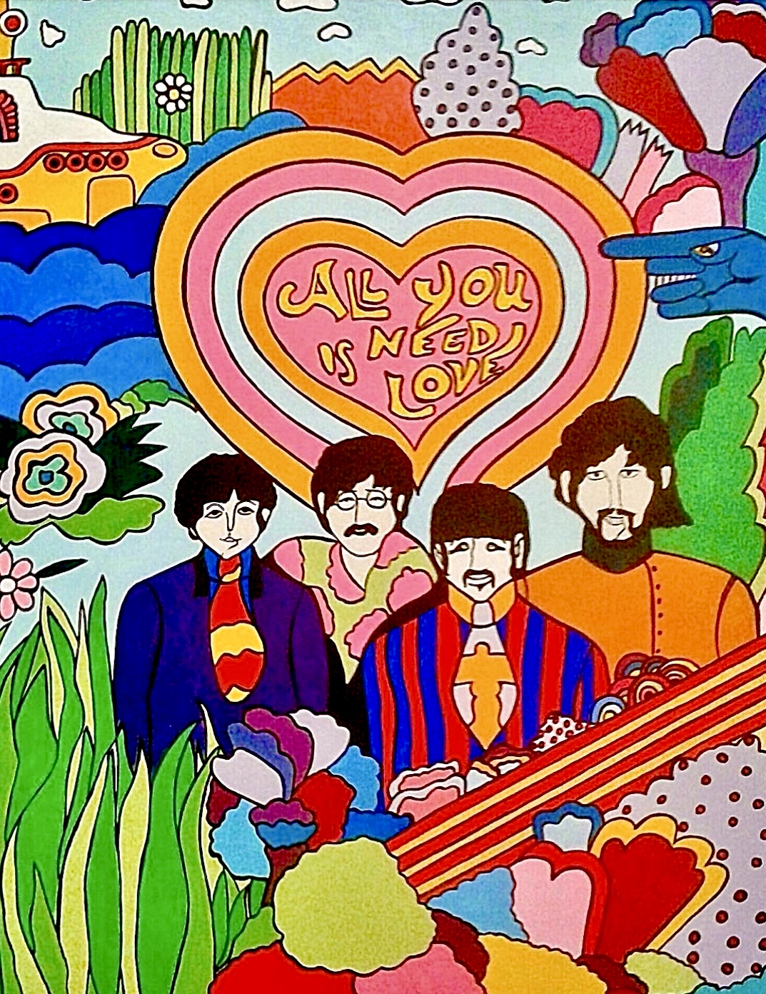 “The Beatles” 30x40cm acrilici su tela.