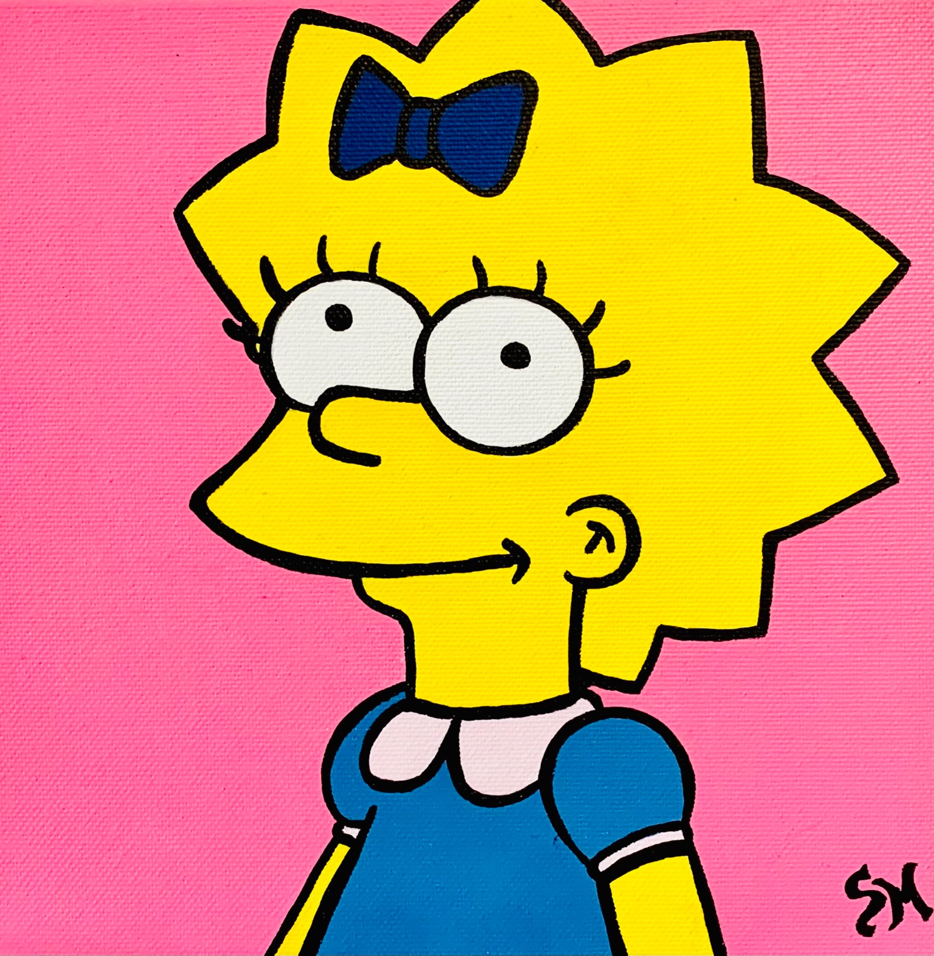 “Maggie” 20x20 cm acrilici su tela.