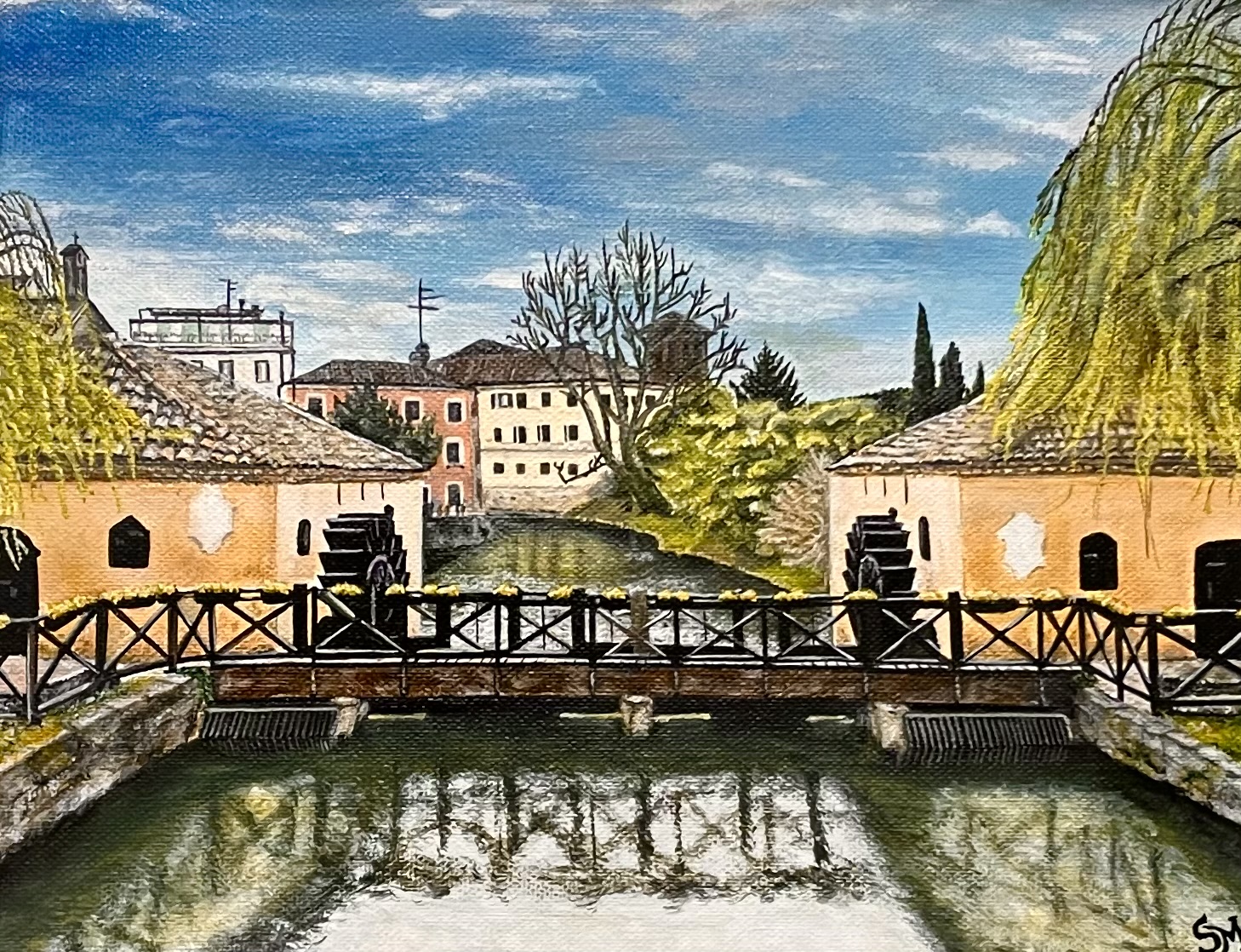 “I molini di Sant’Andrea” 20x30cm acrilici su tela.